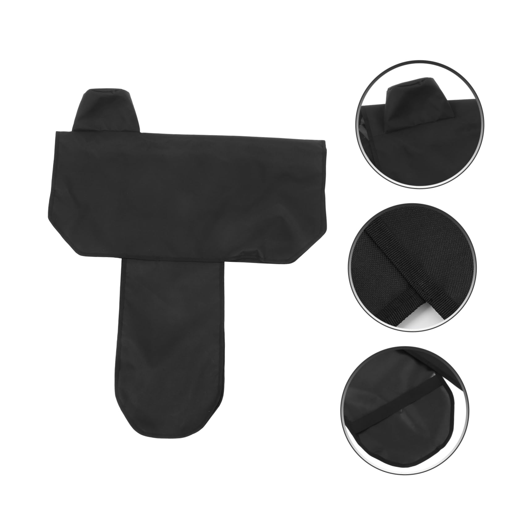 Happyyami Funda Protectora para Silla de Montar Western, Tela Oxford 600d, Resistente a Desgarros, Ajuste , Protección Cómoda para Caballos | Color Negro, Ajuste para Silla de Montar Occidental y Estándar, Diseño Duradero