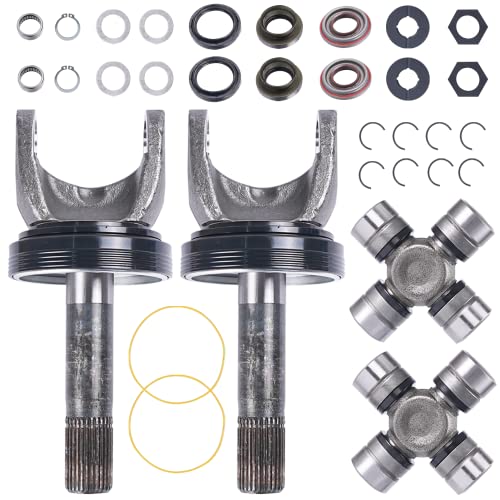 550759 2002692 Outer Front Axle Stub Shaft U Joint Bearing & Seal Kit Fits For 1998-2004 Ford F250 F350 Excursion Super Duty For Dana 50/60 Outer Axle Stub Shaft/Master Seal Kit #TOP5