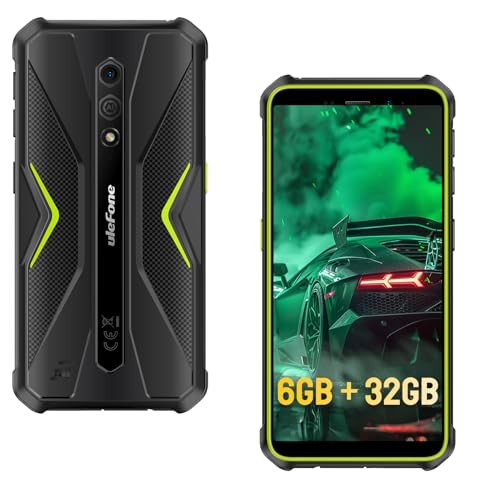 Ulefone Armor X12 Telephone Portable Incassable, 6Go + 32Go Android 13 Smartphone Débloqué, 13MP + 8MP Caméra Téléphone Étanche, 4860mAh Batterie, Écran...