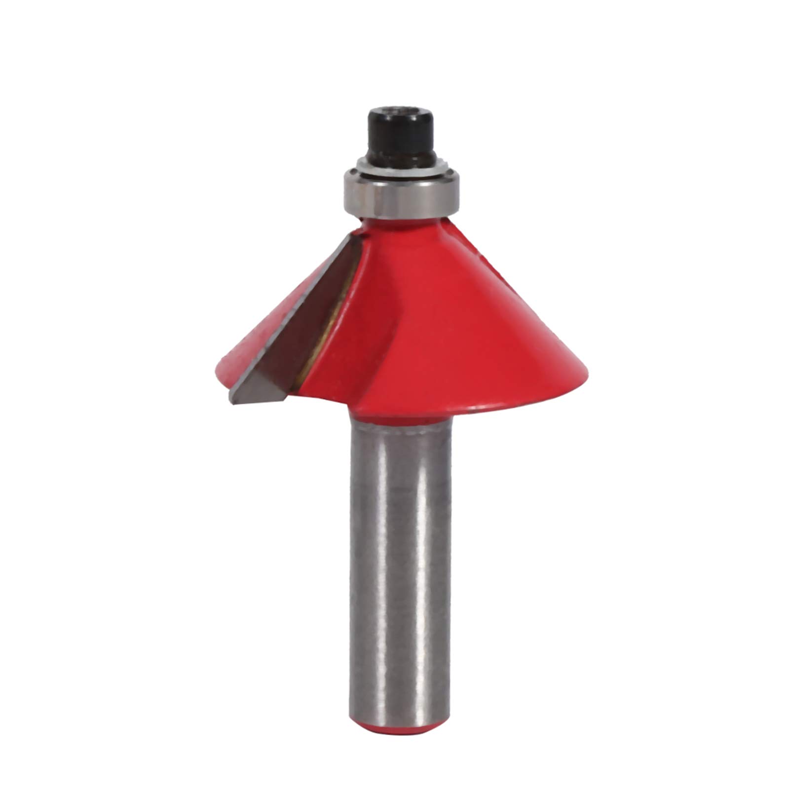 Set di 12 punte per fresatura del legno con gambo da 8 mm - Kit di utensili in carburo di alta qualità con lame trattate termicamente e cuscinetti sigillati in custodia di legno
