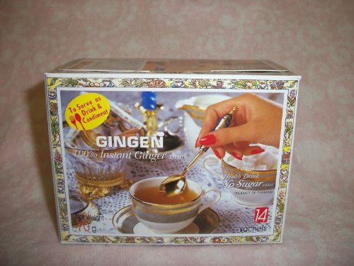 GINGEN 100% INSTANT GINGER DRINK 70G, NO SUGAR ADDED