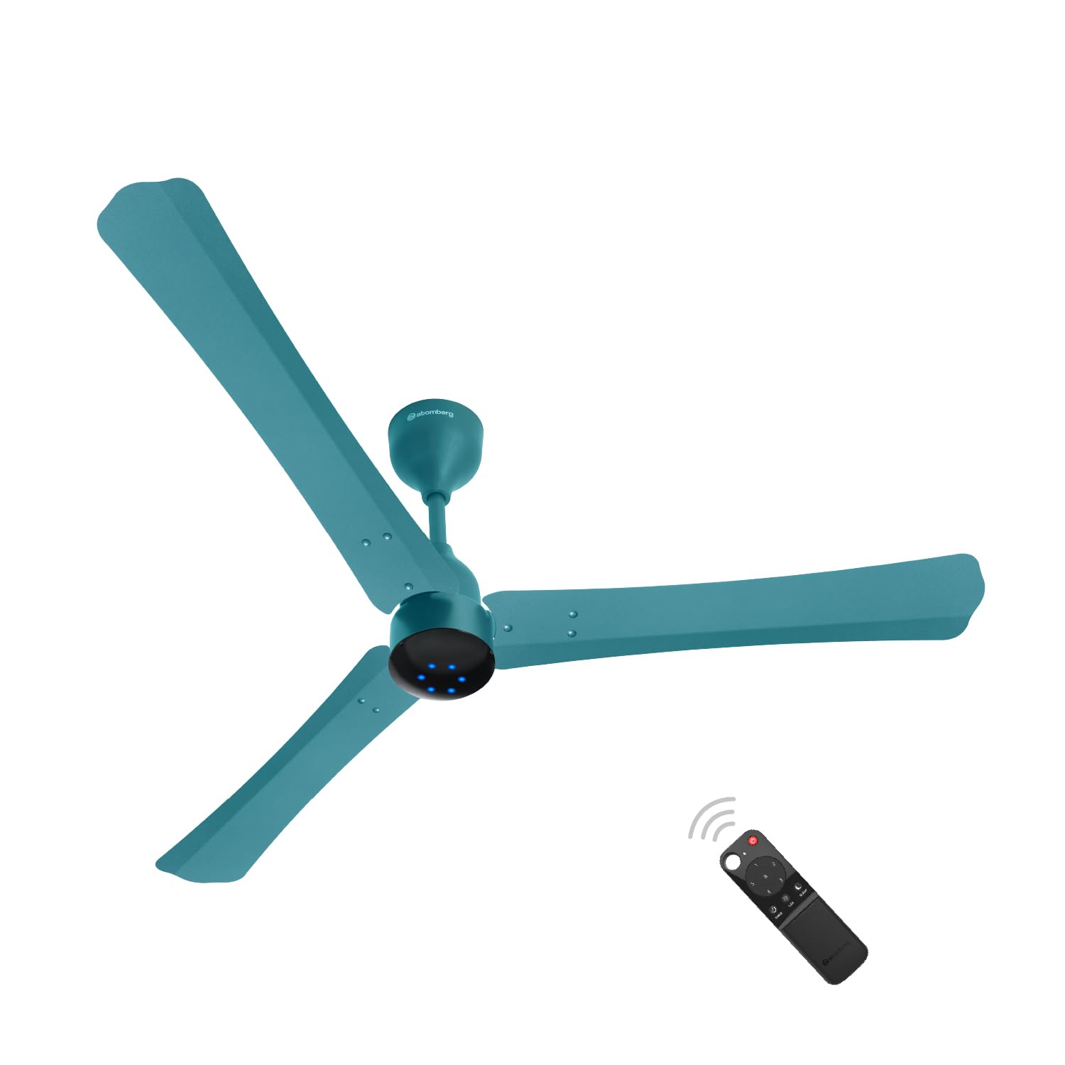 atomberg Renesa+ 1200mm BLDC Ceiling Fan with Remote Control | BEE 5 star Rated Energy Efficient Ceiling Fan | High Air Delivery with LED Indicators | 2+1 Year Warranty (Aegean Blue)