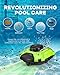 Cordless Robotic Pool Cleaner, Dual-Motor Vacuum with 25° Slope Climbing for Pools up to 915 sq ft, UL & CSA Certified, 120 Mins Long Running Time, Automatic Self-Parking, Powerful Suction