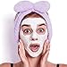 Produktbild CHOK BEAUTY Kopfband für Hautpflege und Make-up-Routinen, ideal für Blattmasken, britische Marke (lila)