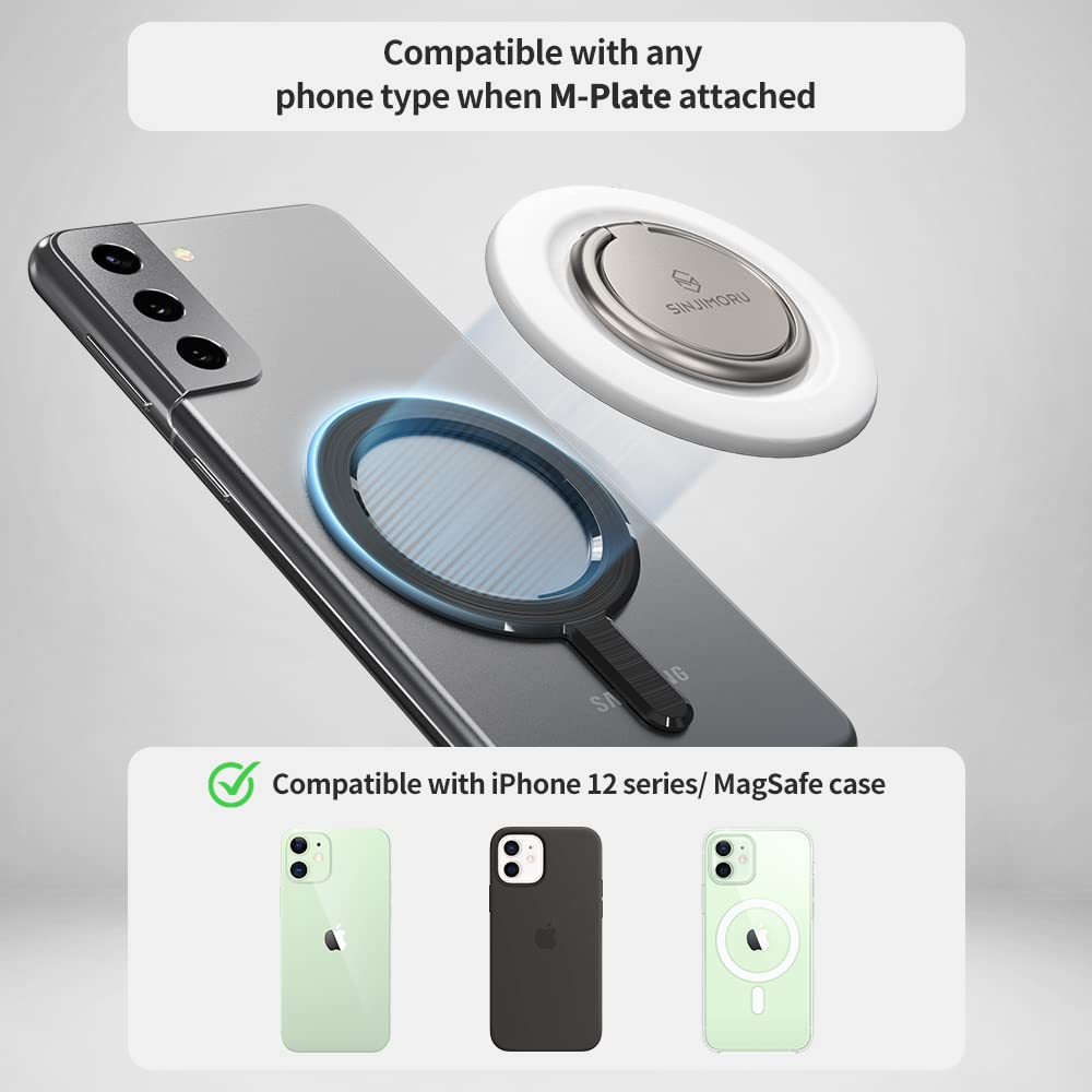 Amazon | Sinjimoru Magsafe対応 スマホリングスタンド、滑り