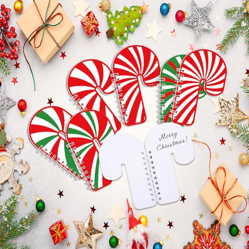 Mini carnet en forme de canne à sucre d'orge idéal comme petit cadeau de Noël pour vos invités - 4