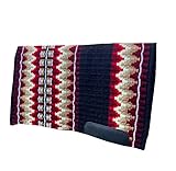 Options de taille : disponible en tailles 86,4 x 91,4 x 2,5 cm, cette couverture de selle s'adapte à différentes races de chevaux et types de selle, offrant une couverture et une stabilité optimales.