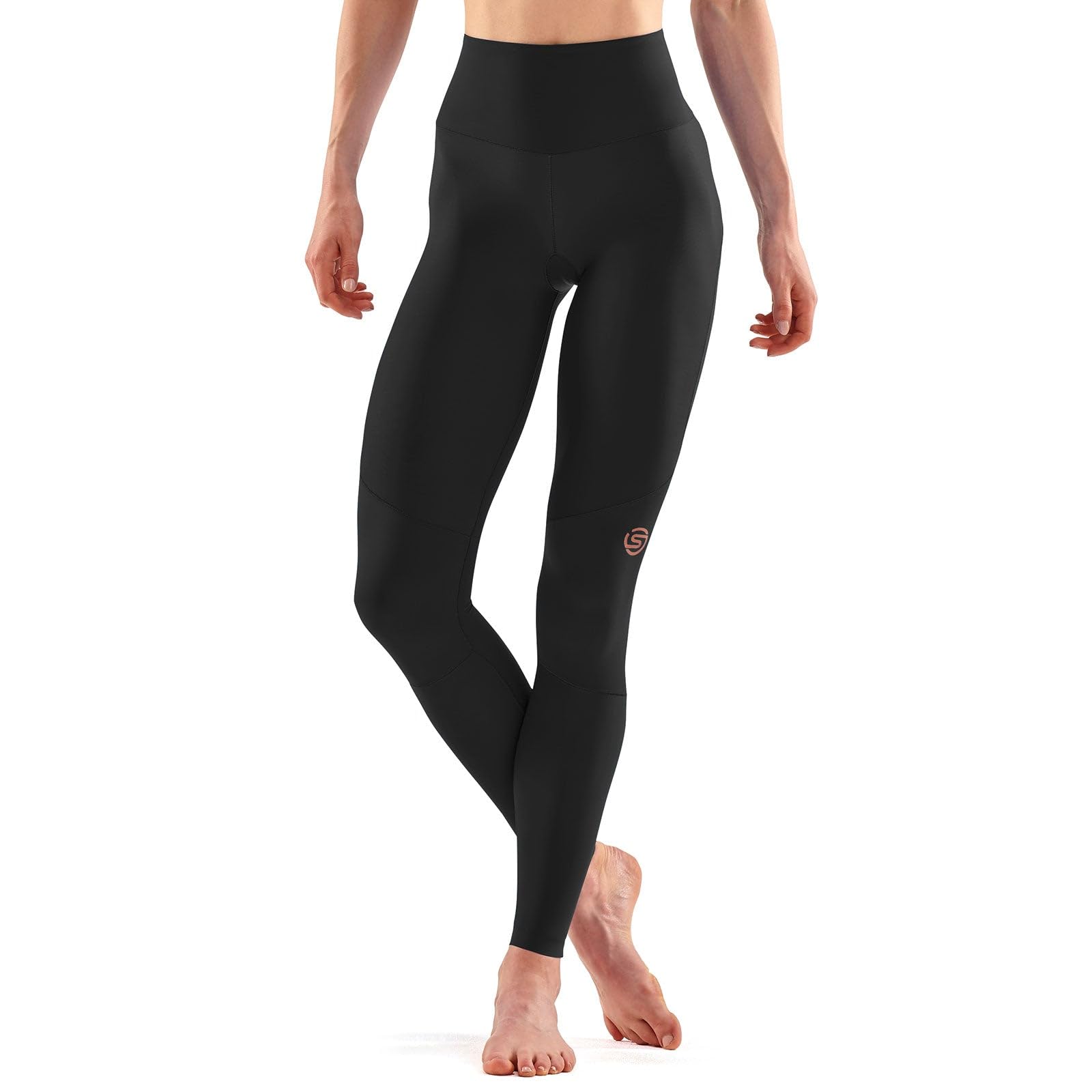 Skins Series-5 Women's Premium Compression Long Tights-Improve Circulation, Reduce Soreness for Running, Hiking & Workouts S Black