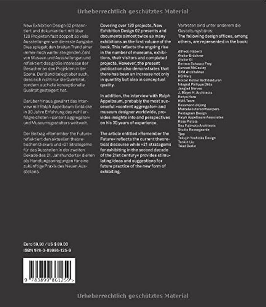 New Exhibition Design 02 / Neue Ausstellungsgestaltung 02