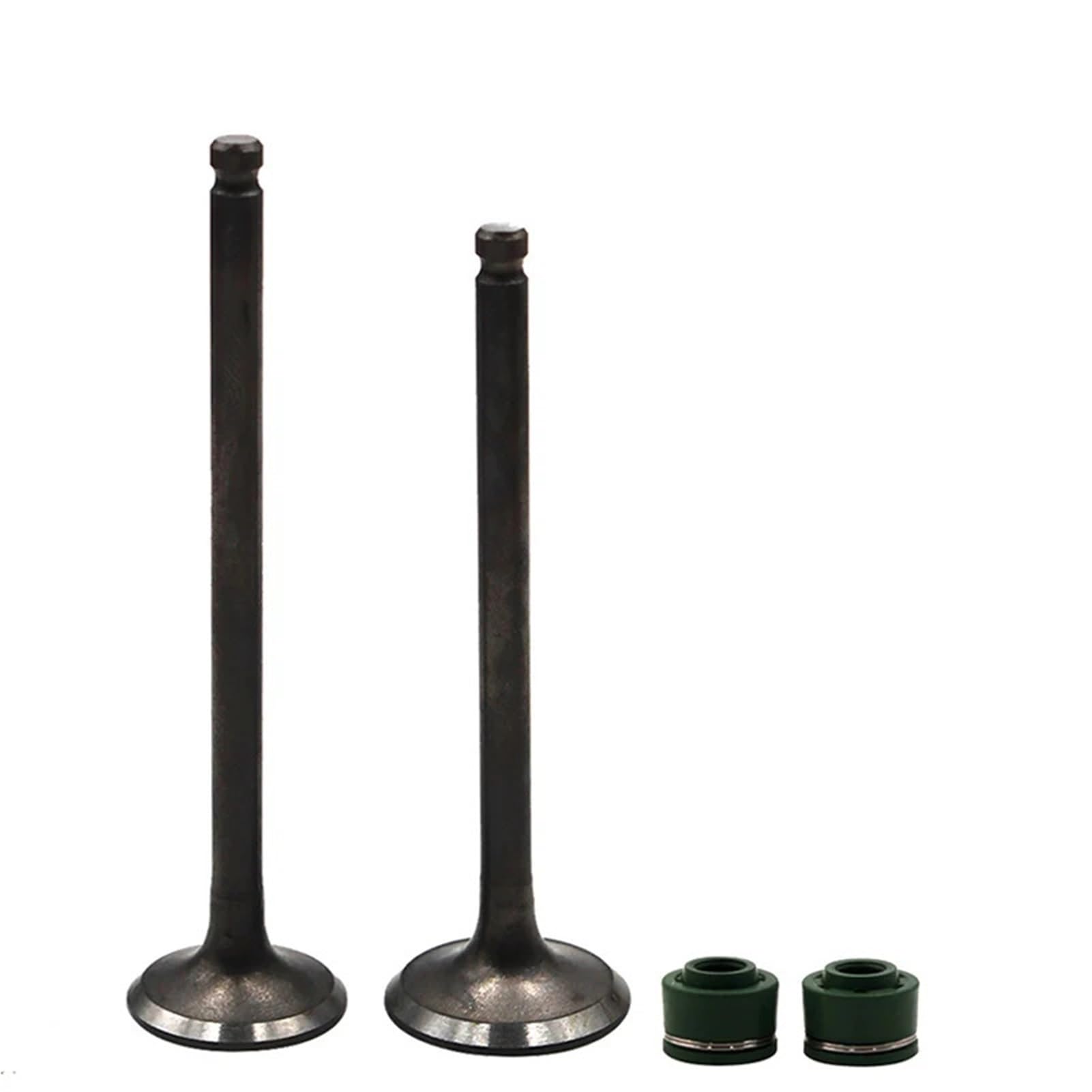 GCLANXI Motorcycle Intake Exhaust Valve Stem Kit for Kawasaki EX250 Ninja 250 EL250 Eliminator 250 252 Intake Valves Set(1 Pair)