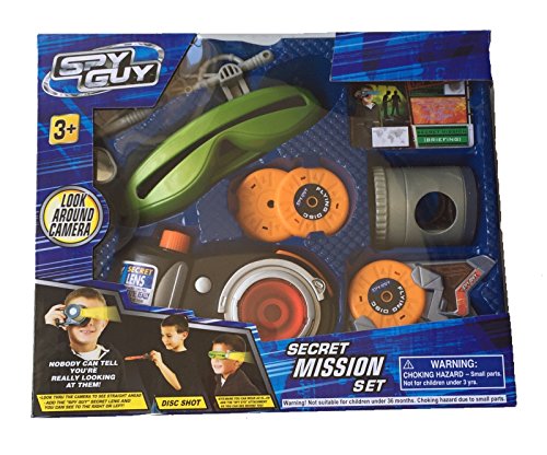 Spy Guy 10 Piece Toy Secret Mission Set with Look Around Camera