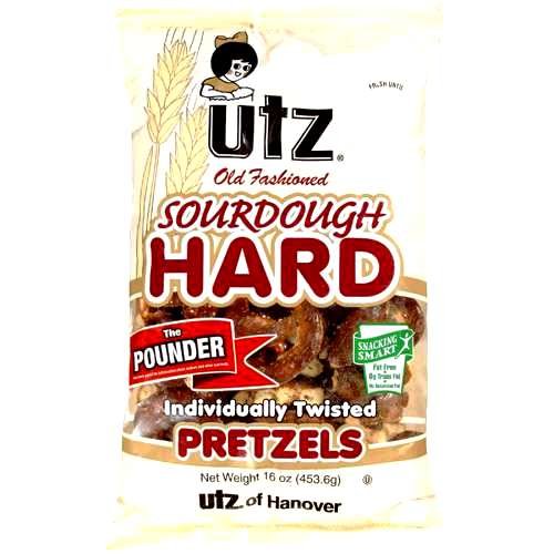 Utz Of Hanover Old Fashioned Pretzels, Sourdough Hard, 16 Ounce