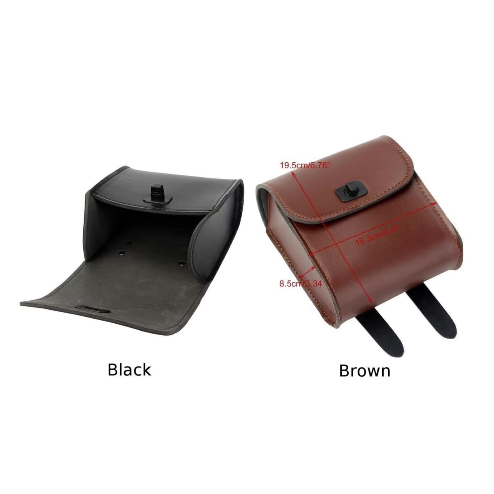 Universale 1 Pz Supporto Per Barra Sintetica Borsa Da Sella Per Bagagli Per Attrezzi Per Bicicletta Per Moto Accessori Modifica Sostituzione Sacche Moto(Brown)