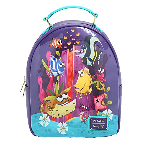 Loungefly! Cuir : Disney Pixar Nemo Tiki Mini sac à dos – WDBK2407