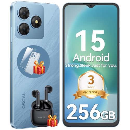 OSCAL FLAT 2 Mobile Phones,12GB+256GB/2TB Smart Phone, DokeOS