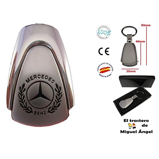 ETMA Llavero de Coche Compatible con Mercedes lla013-3