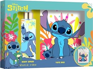 Air-Val Stitch Geschenkset Körperspray mit Tasche