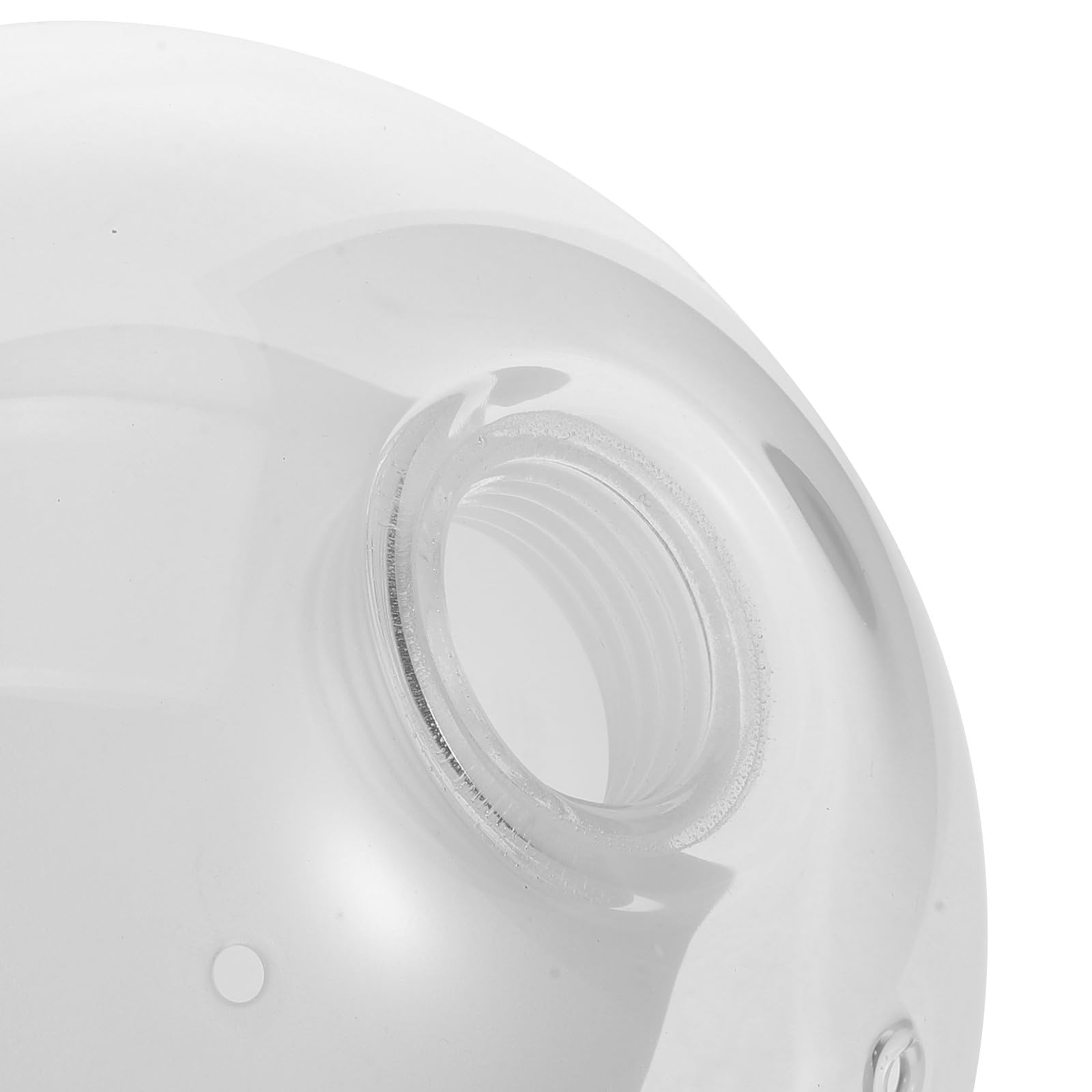 KOMBIUDA Klosz do lampy wiszącej z przezroczystego szkła - dwuwarstwowa osłona lampy G9 - abażur ścienny do żyrandola 2,2 cm/0,87 cala, otwór na podłogowe, poprawiający nastrój w jadalni, 4,72 x