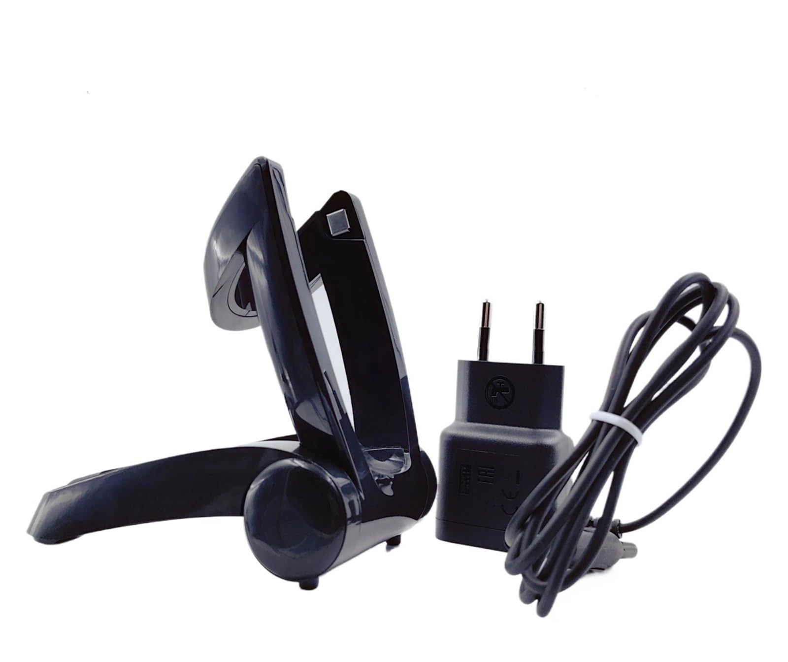 Base Di Ricarica For Rasoio, Compatibile Con Philips Compatibile Con Norelco | Cavo di alimentazione HQ8505 e base di ricarica RQ11 Supporto pieghevole SensoTouch 2D Rasoio RQ1150 RQ1160 RQ1190(EU Plug)
