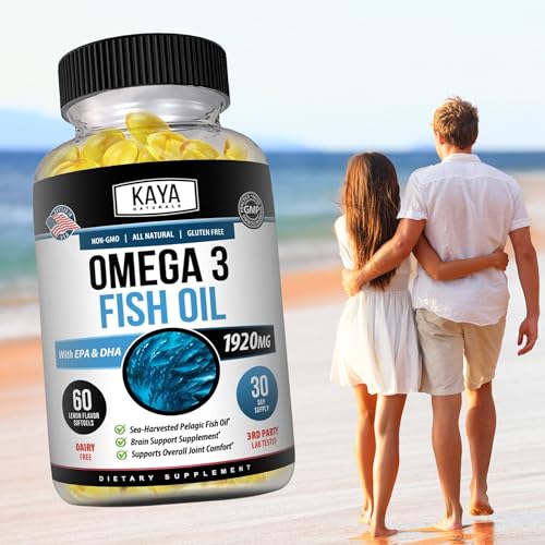 Kaya Naturals KNFISH60 Omega 3 Supplement | Nature Made Omega 3 Fish Oil thumb #7
