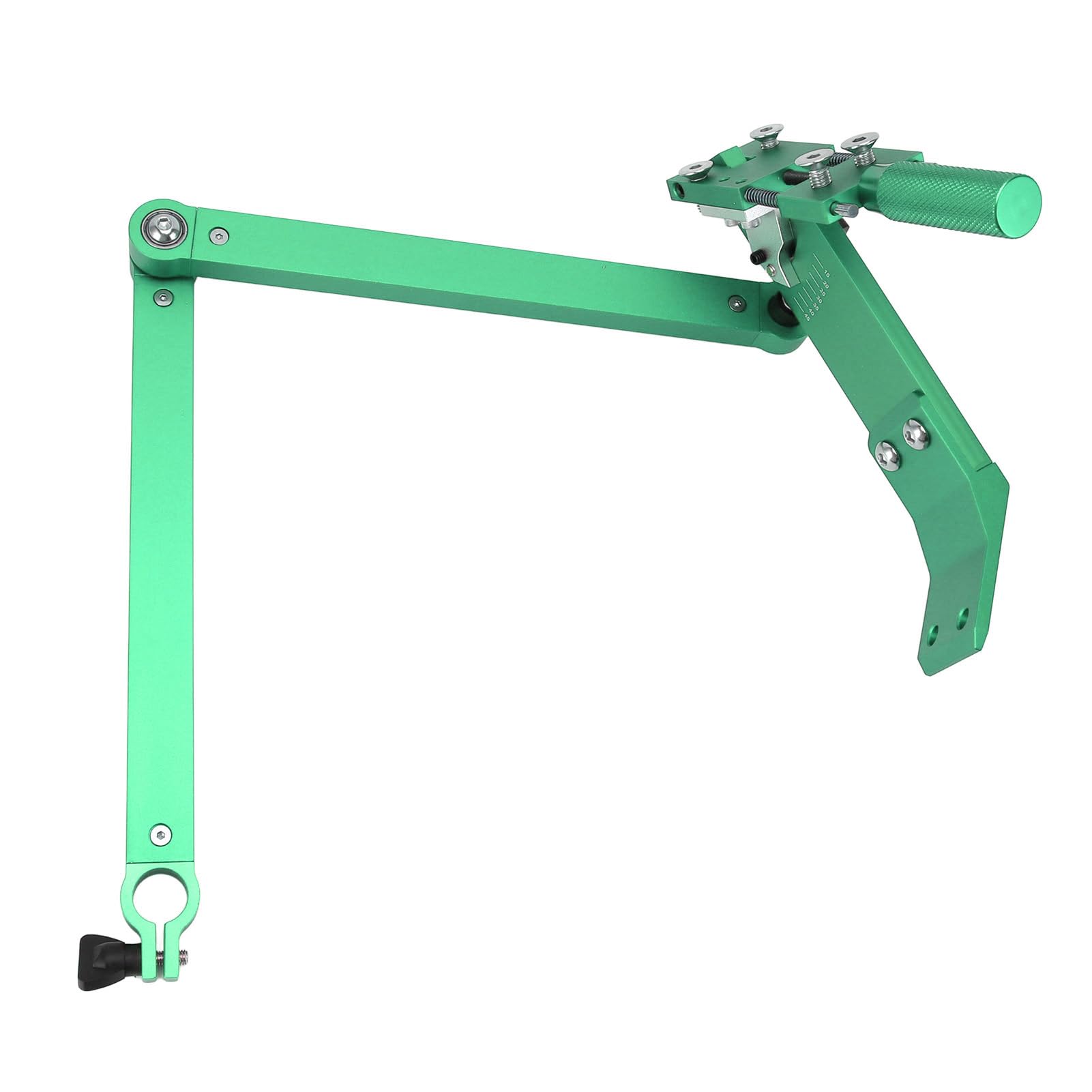 Sxhlseller Afilador de Cuchillas para Cortacésped, Herramienta para Cortacésped con ángulo Ajustable de 15° a 45° Hecha de Aleación de Zinc para un Mantenimiento Preciso de Las Cuchillas de Estándar