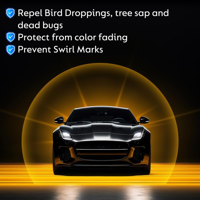 Image of Maple Car Care 9H Ceramic Coating Kit for Car (30ml) | Nano Paint Protection | Super Hydrophobic High Gloss Anti-Scratch Polish for Car Exterior with Applicator & Microfiber Cloth | Long-Lasting Shine