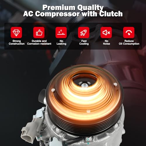 Image of cciyu Air Conditioning Compressor for Toyota Highlander for Lexus GS200t