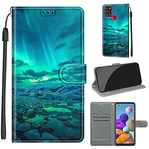 Tomyou Custodia Per Samsung Galaxy A21S,Custodia In Pelle Pu Premium Samsung Galaxy A21S,Cover A Libro Samsung A21S Magnetica Portafoglio Per Samsung 