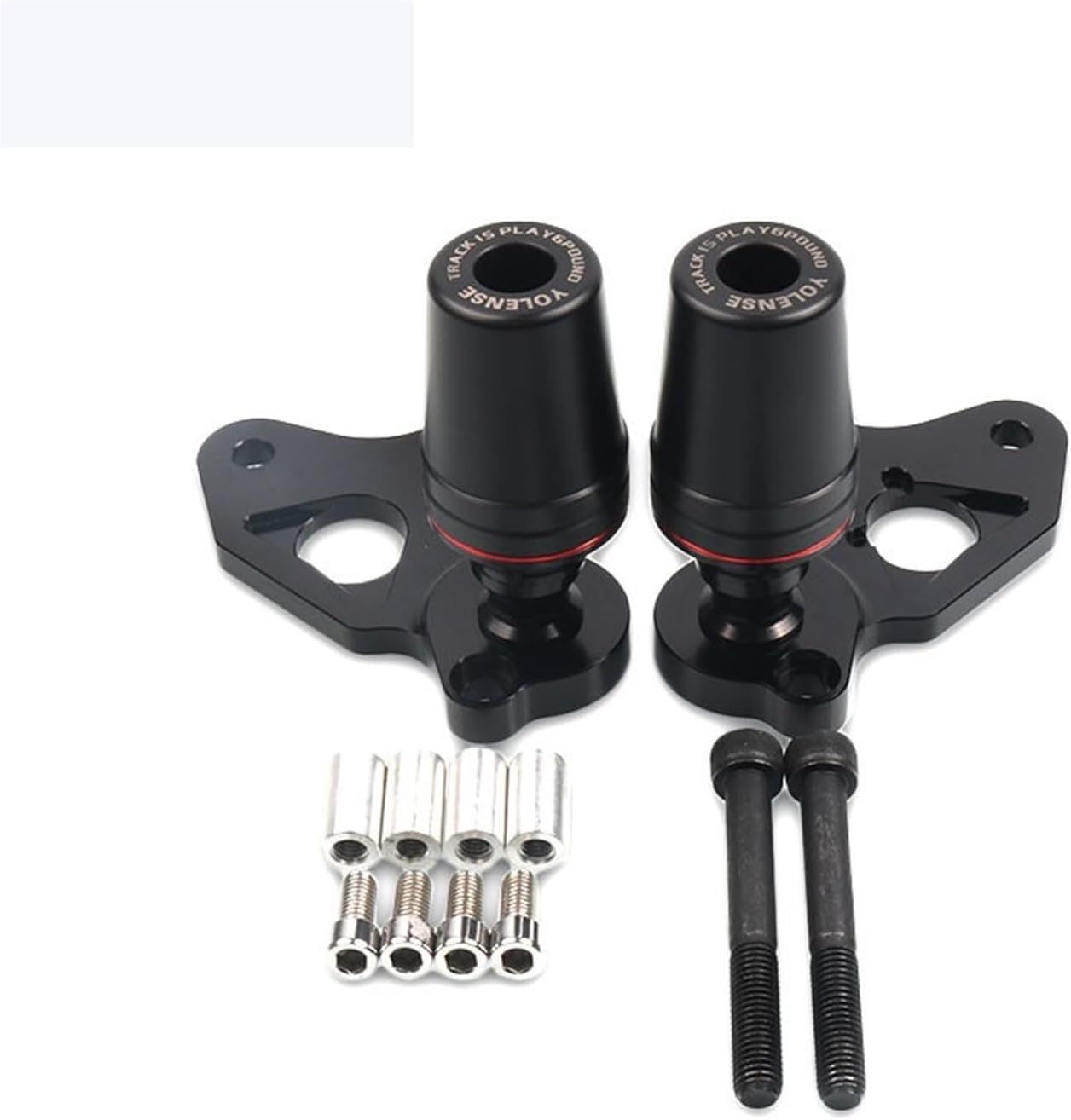 GSXR 750 600 GSX R750 R600 2006-2016 2015 Motorcycle Falling Frame Slider Fairing Guard Crash(Black)