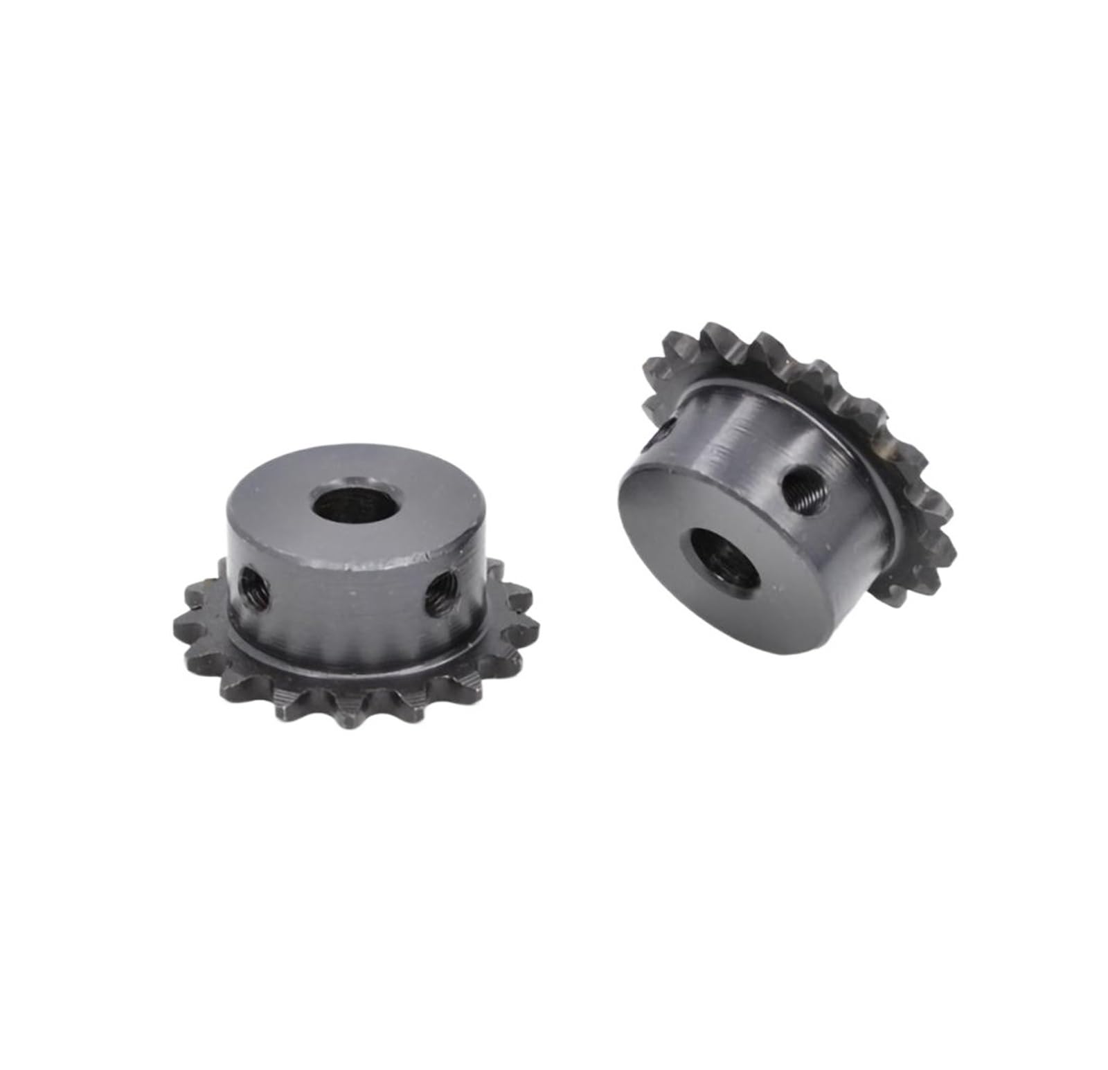 Bevel Gear Pinion Hardware Mechanical 1Pcs 12-20 Tooth 04C Chain Gear Steel 8mm Bore Industrial Sprocket Wheel Motor Chain Drive Sprocket(17 Teeth)