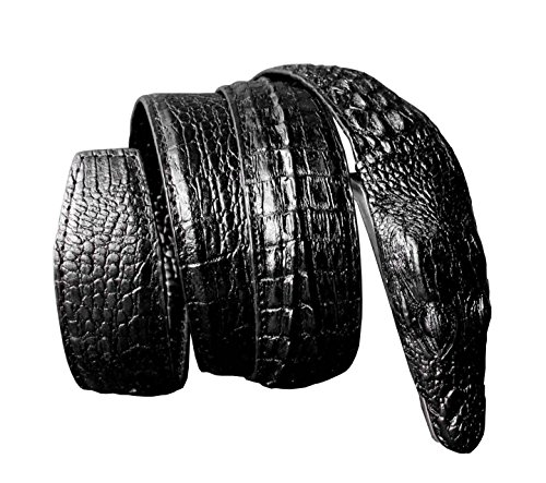 Mens Alligator Crocodile Head Style Biker Cool Belt Waistband Black2