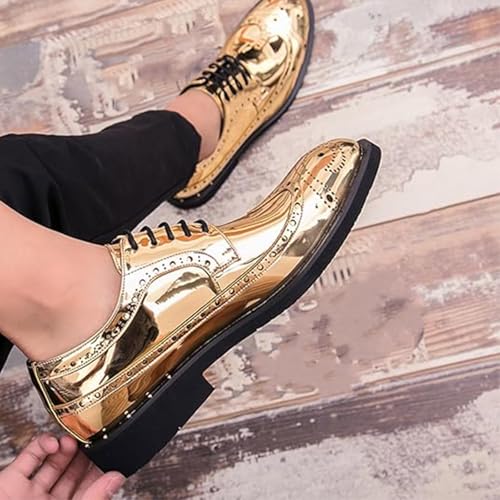 Men's Formal Oxford Shoes Wedding Dress Slip-On Driving Shoes3