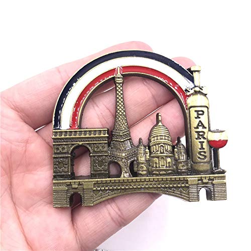 Magnete Frigorifero 3D Con Apribottiglie – Paris France – Souvenir Da Viaggio Originale – Regalo Decorativo In Resina