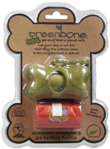 Image of Greenbone Biodegradable Waste Bag Dispenser with 24 Bags