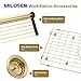 MILOSEN 30 Inch Gold Undermount Kitchen Sink, 30