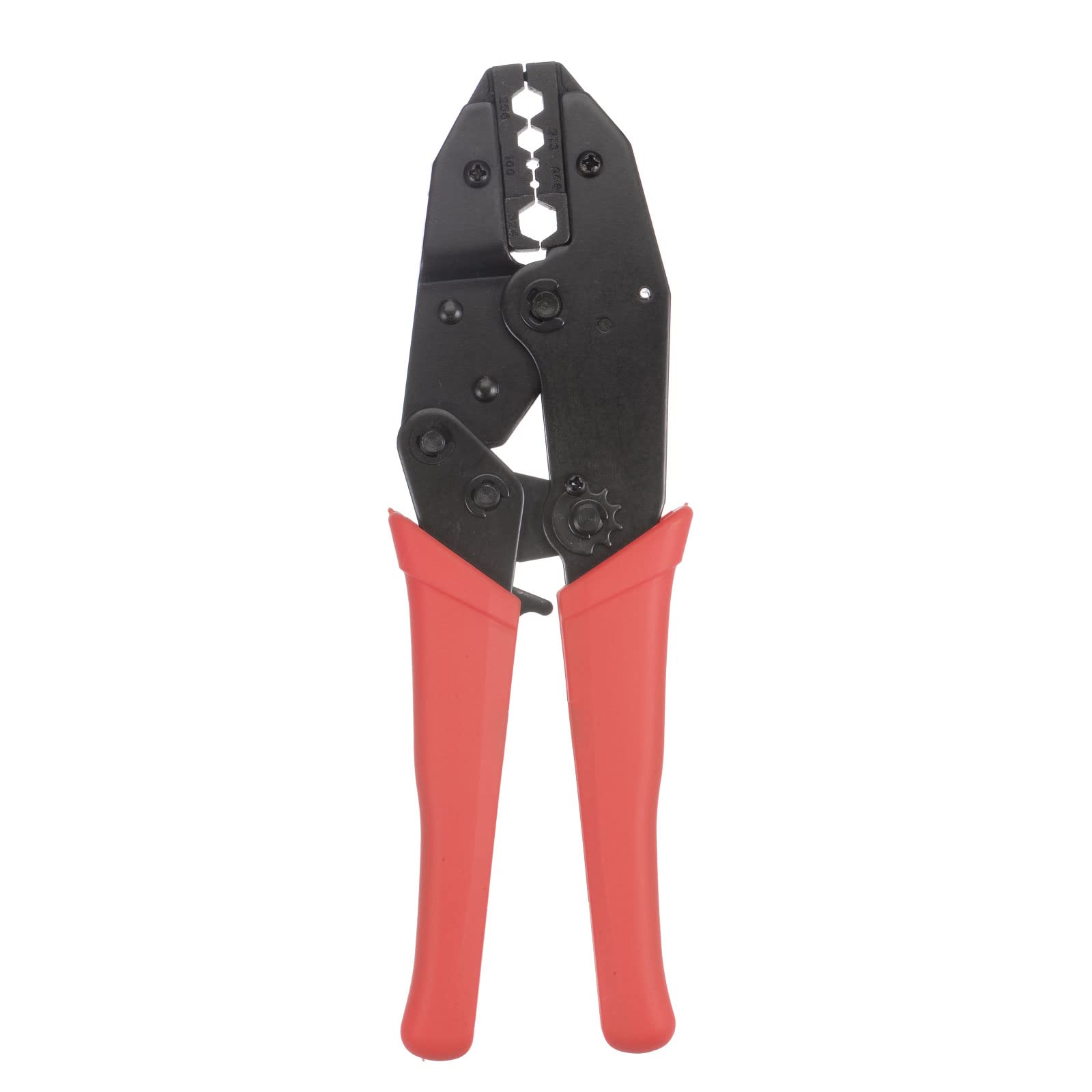 QUARKZMAN Cricchetto pinze pinze Utensile per Crimpatura RG58 RG59 RG62 RG6 .255" .213" .100" .068" .324" Cavo Coassiale connettore BNC, rosso