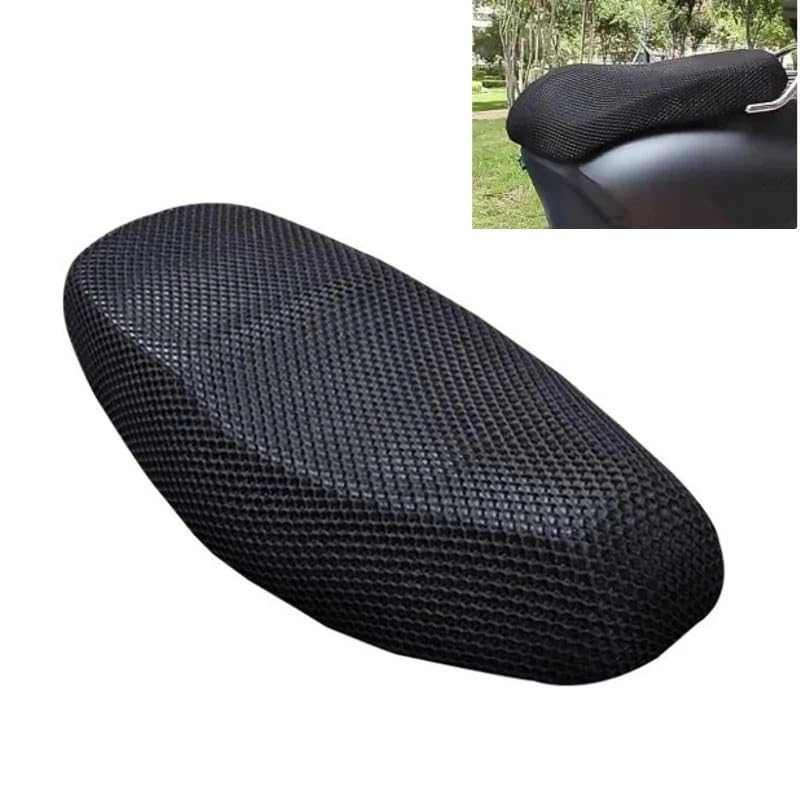 Funda protectora de asiento motocicleta universal malla transpirable moto 3