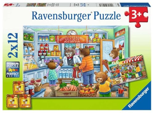 Ravensburger Kinderpuzzle - 05076 Komm, wir gehen einkaufen - Puzzle für...