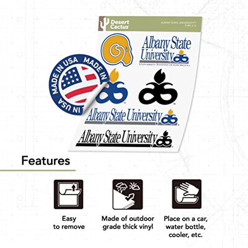 Sticker Albany State University durable pour bouteille d'eau - 4