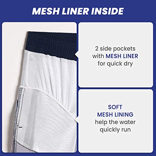 Image of maamgic Mens 7 inch Stretch Swim Trunks Quick Dry Mesh Lining Swimwear Bathing Suits