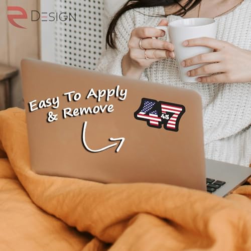 Image of Our 45 /47 President Sticker Decal - 5 Inches - for Car Truck Van Window Bumper Laptop Tablet Cup Tumbler Water Bottle and Any Smooth Surface 2-Pack