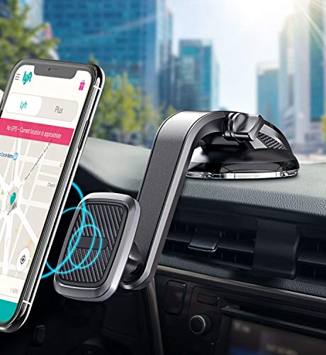 Smartphone Tastiera Supporto Telefono Magnetico Per Cruscotto Auto - Montaggio Telescopico, Angolo Regolabile 360&deg;, Universale Porta Cellulare Cruscotto