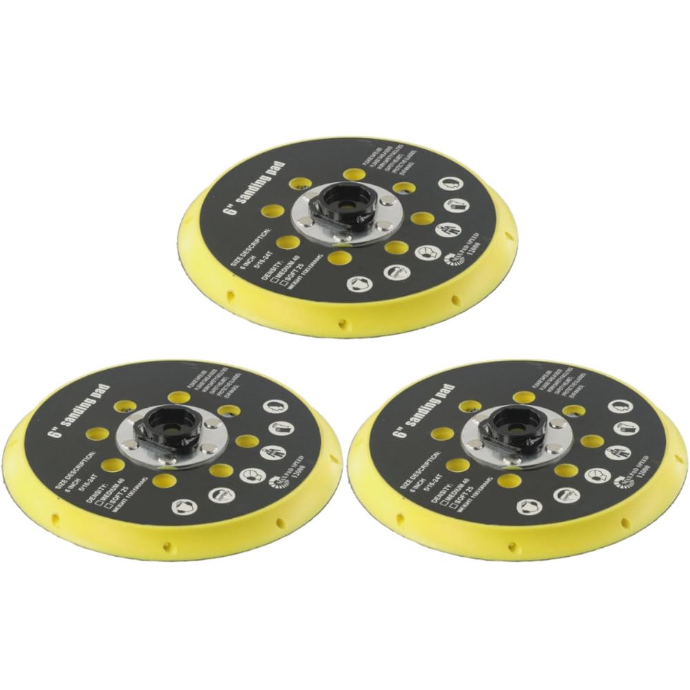 Trade-Shop - 3 discos de apoyo para lijadora orbital Festool RO1 ET2 ES150 ETS150 y ETS150 (3 unidades)