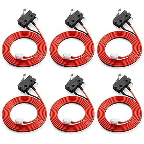 Genmitsu 6PCS Micro Limit Switches with 1M 2 Pin Cable for 3020-PRO MAX Cover