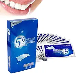 Fitas Adesivas Clareamento Dental 5d white kit de clareamento dental 14 peças 7 dias ESPECIAL DENTE PREMIUM