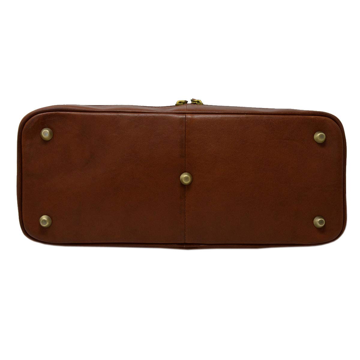 Dream Leather Bags Made in Italy toskanische echte Ledertaschen Echtes Leder Arzttasche, Doppelboden Und Vorderes Fach – House Farbe Braun - Italienische Lederwaren - Aktentasche