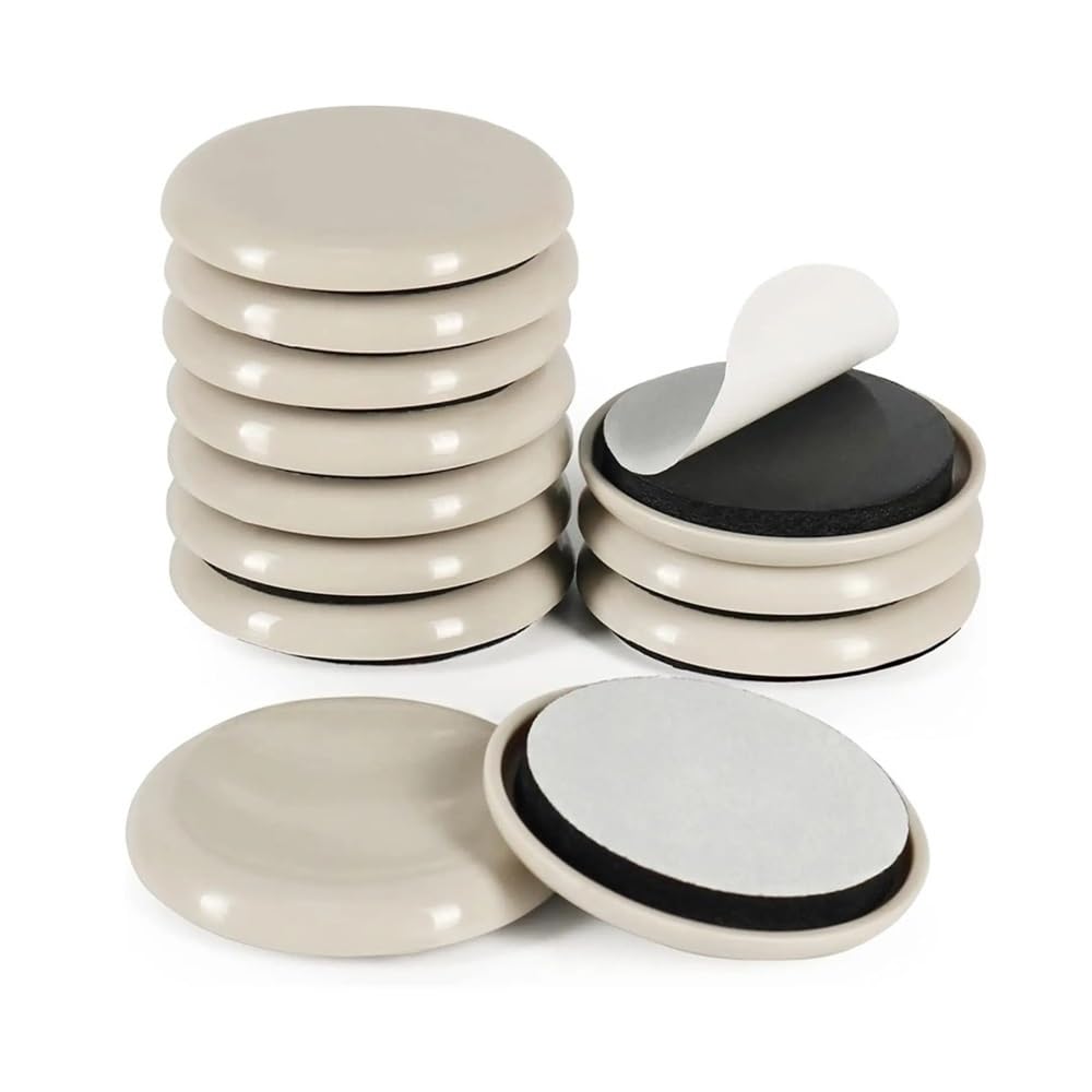 Deslizadores de sillas Deslizadores de Muebles Deslizadores de alfombras Almohadillas for Mover Muebles Protectores de Piso for Patas de sillas(24 PCS_38MM)