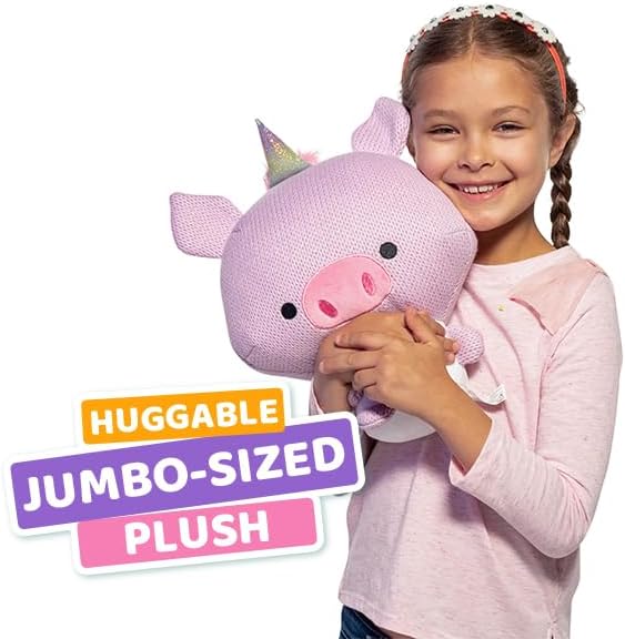Miniatura 2 de Ami Amis Jumbo Oinkie - Peluche de ganchillo suave y acogedor, detalles adorablemente lindos, tamaño extra para entusiastas de la colección