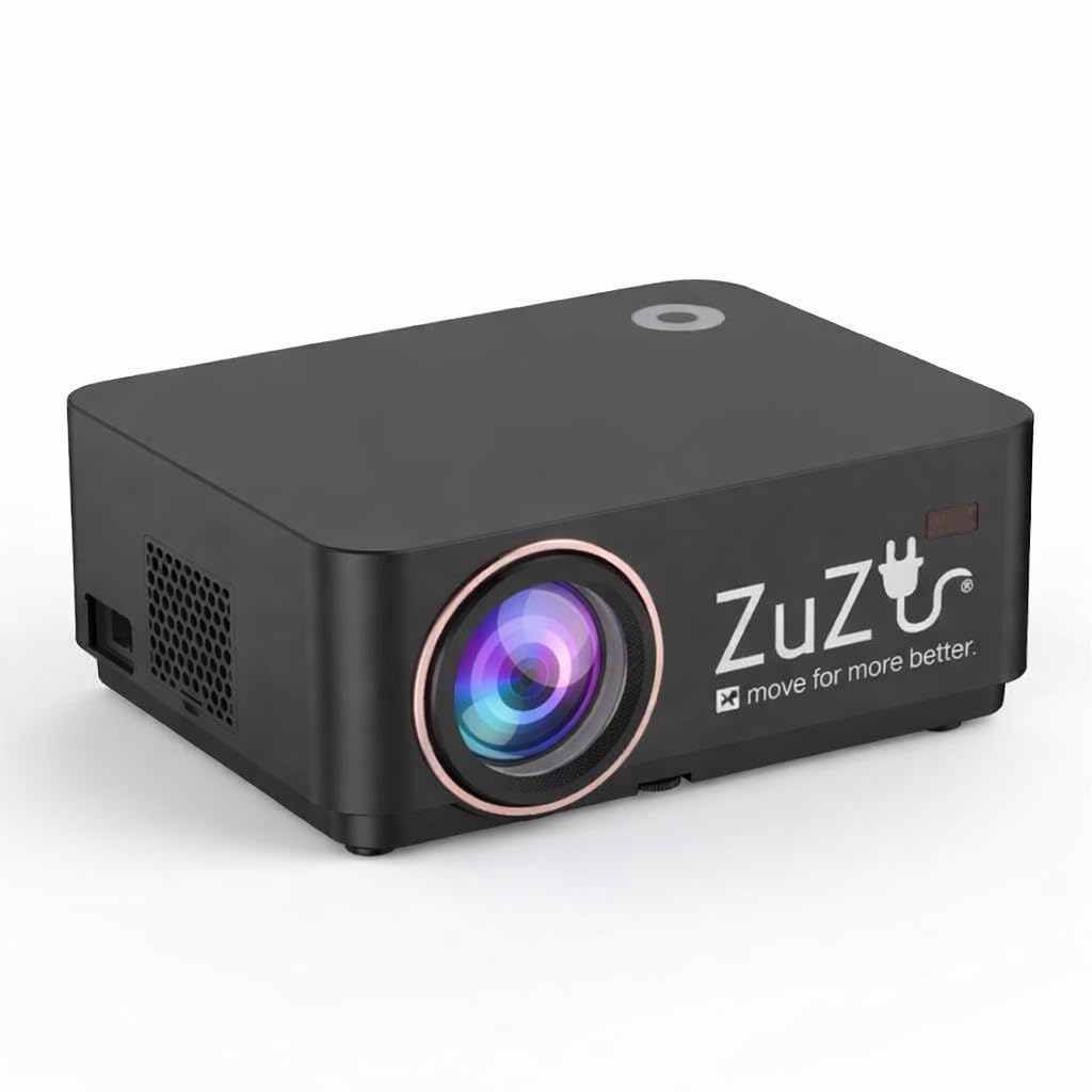 Zuzu July 2026 Updated Pro 4K 8K Projector, 500 ANSI Lumens, Portable Projector with Native 1080p, Smart Android OS, Portable Cinema with Electric Keystone & Bluetooth 5.0-picture-13