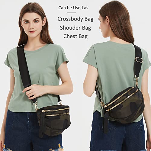 Crossbody Bags for Women Nylon Cross Body Travel Shoulder Handbags Lady Chest Purses Light Sling Backpack4